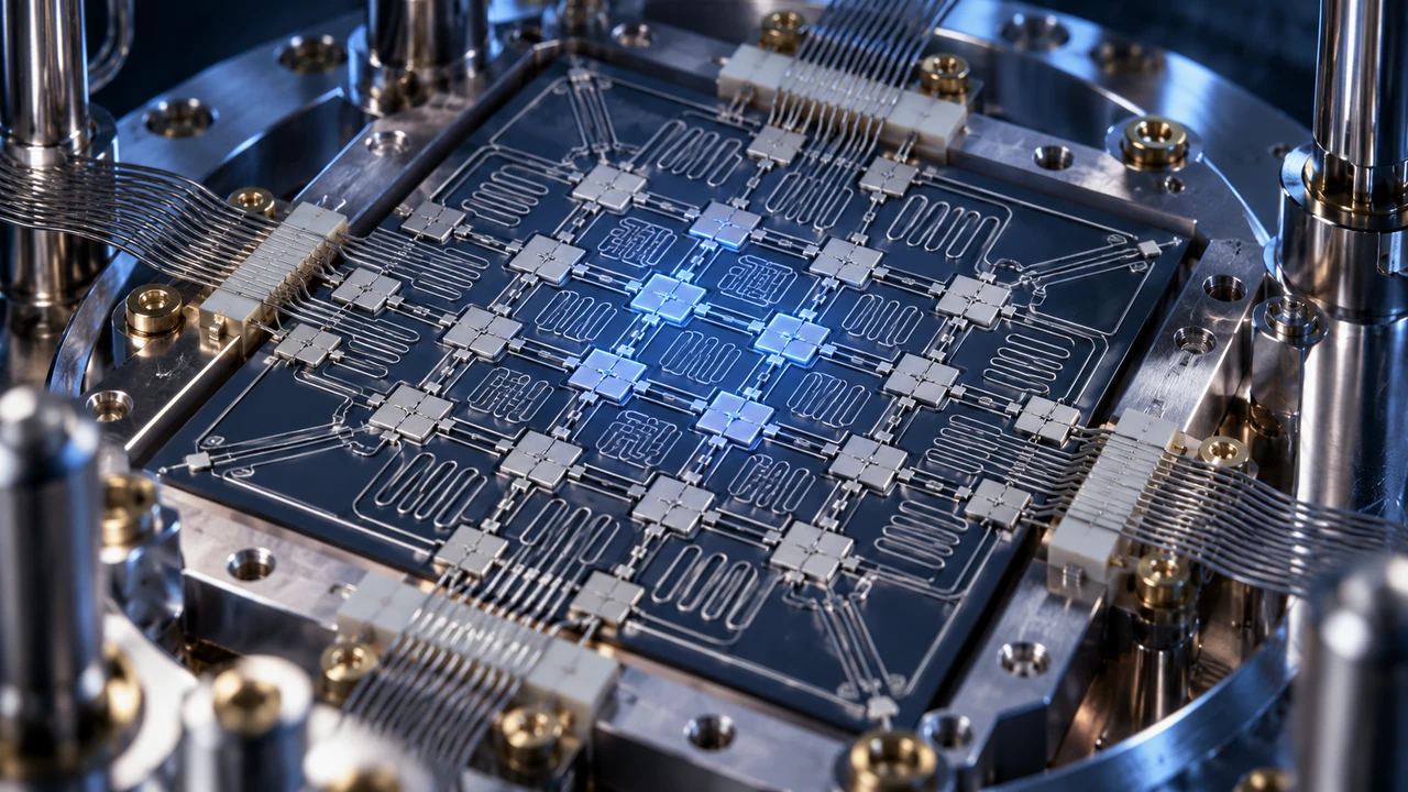 Quantum processor array with a localized group of measurement sites